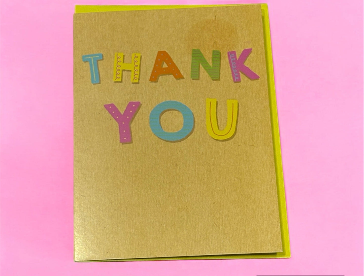 THANK YOU BRAILLE CARD