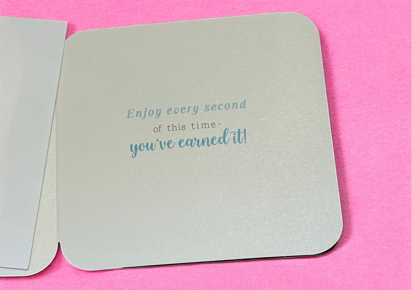 Retirement Braille Card