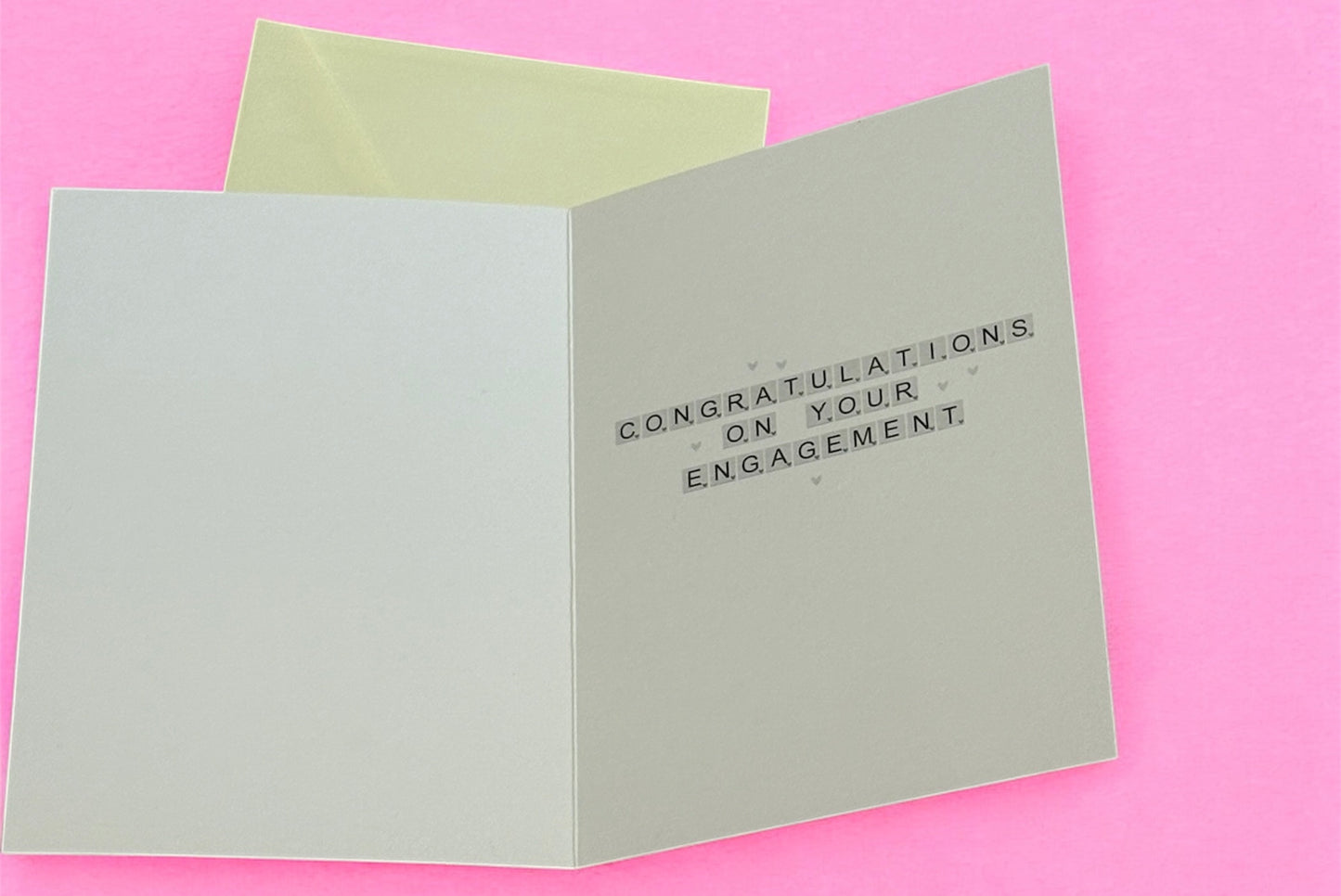 Engagement Braille Card