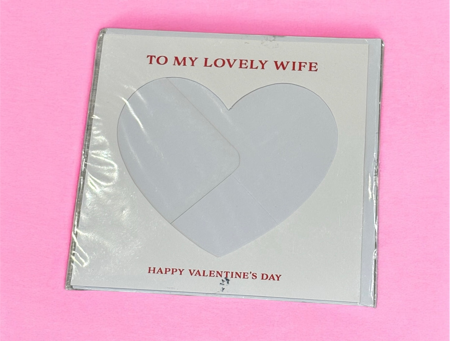 Wife Valentine’s Day Braille Card