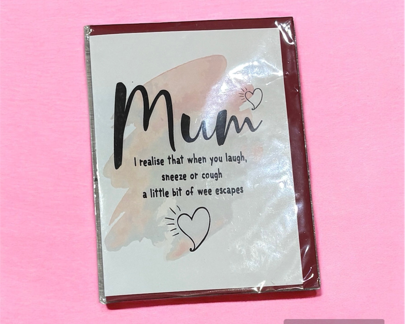 Funny Mum Braille Card