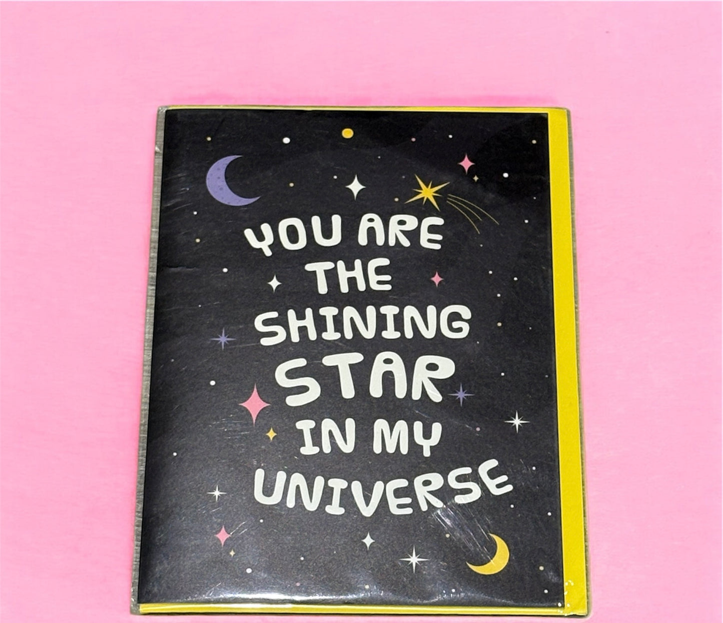 Shining Star In My Universe Braille Card
