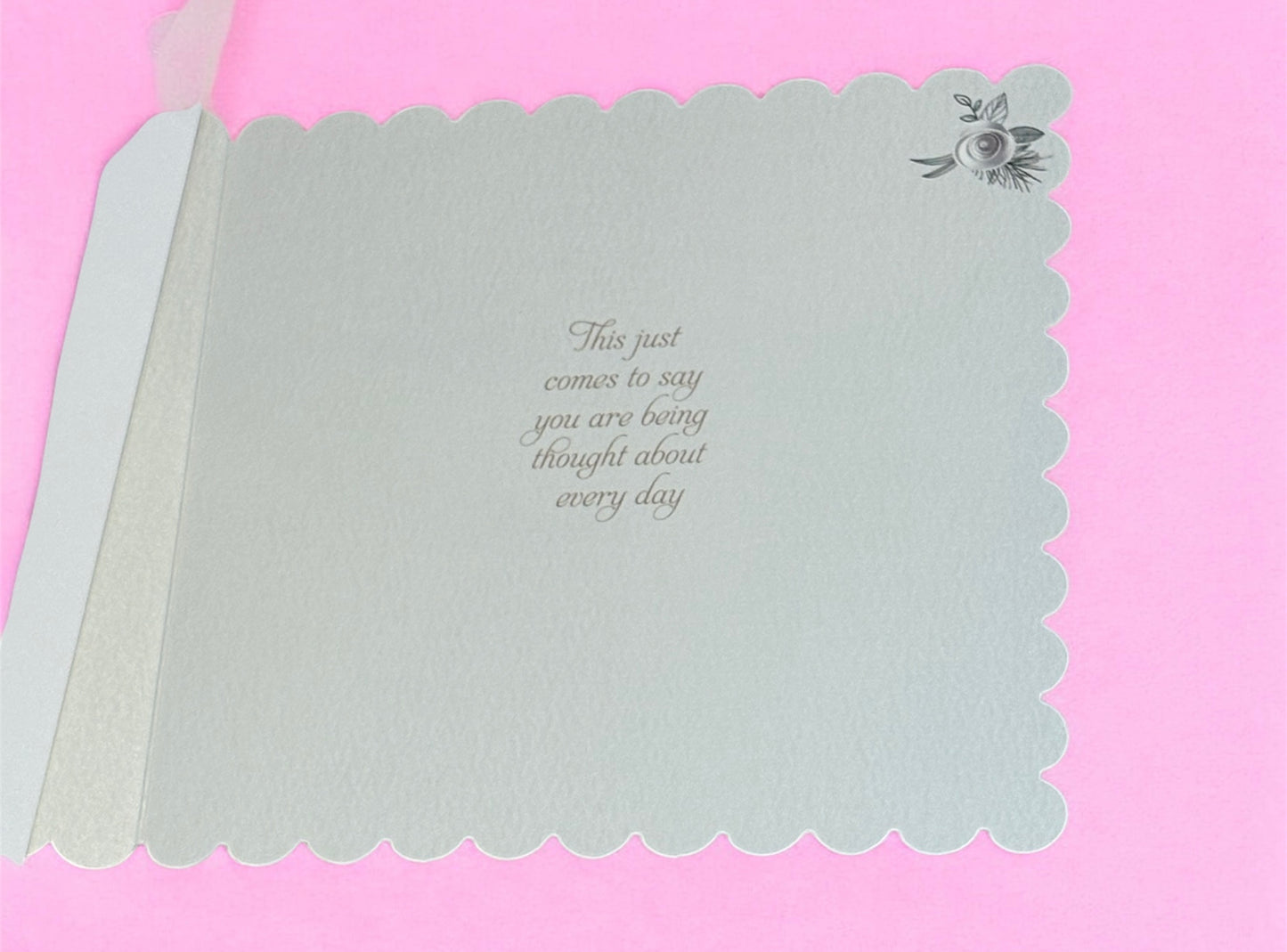 Thinking Of You Braille Card