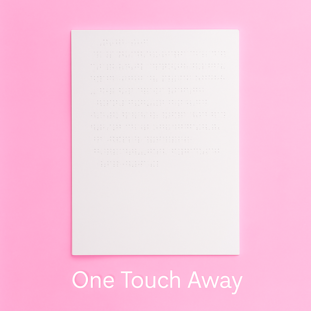 Brailled Letter From Santa