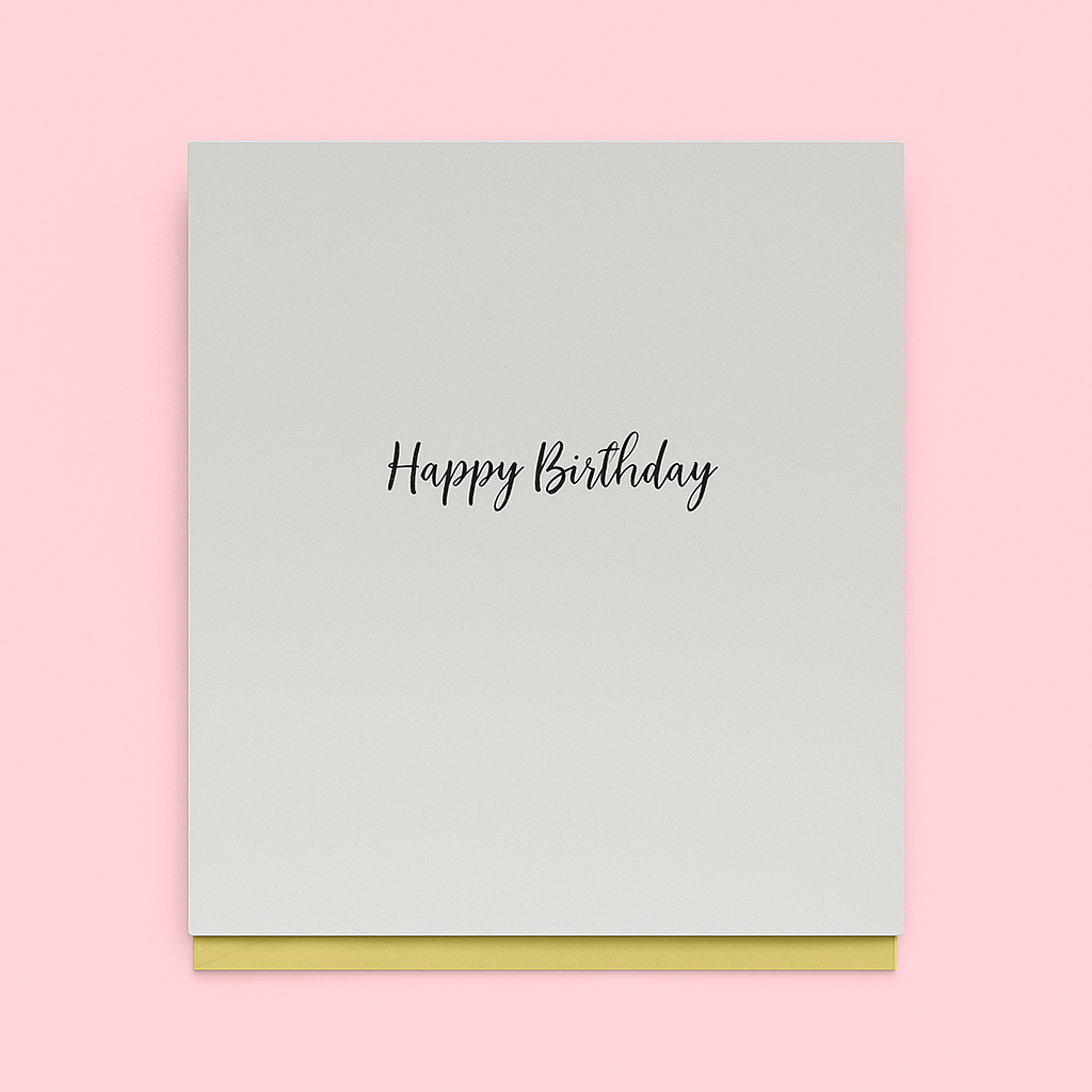 Special Nan Braille Card