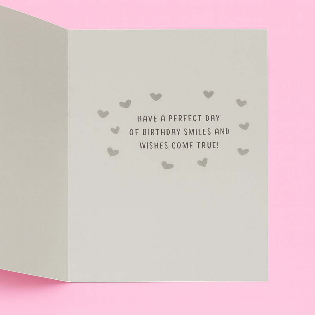 Birth Of Your Granddaughter Braille Card