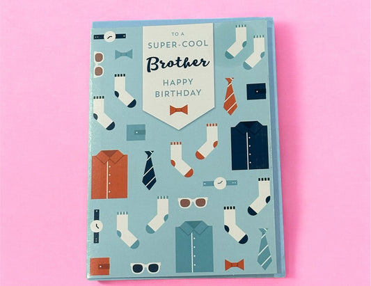 Brother Birthday Braille Card