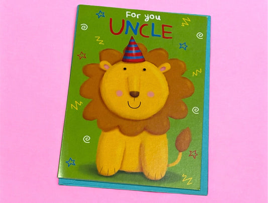 For You Uncle Braille Card