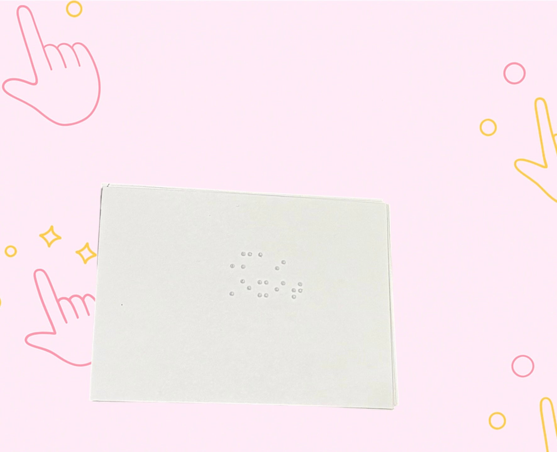 School Braille Signs 10pcs