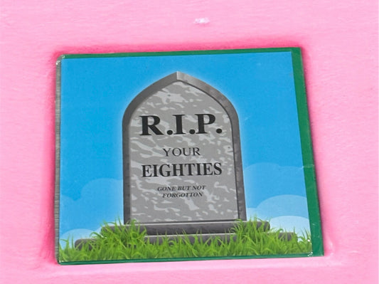 90th Birthday Braille Card