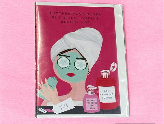Another Year Older Funny Birthday Braille Card