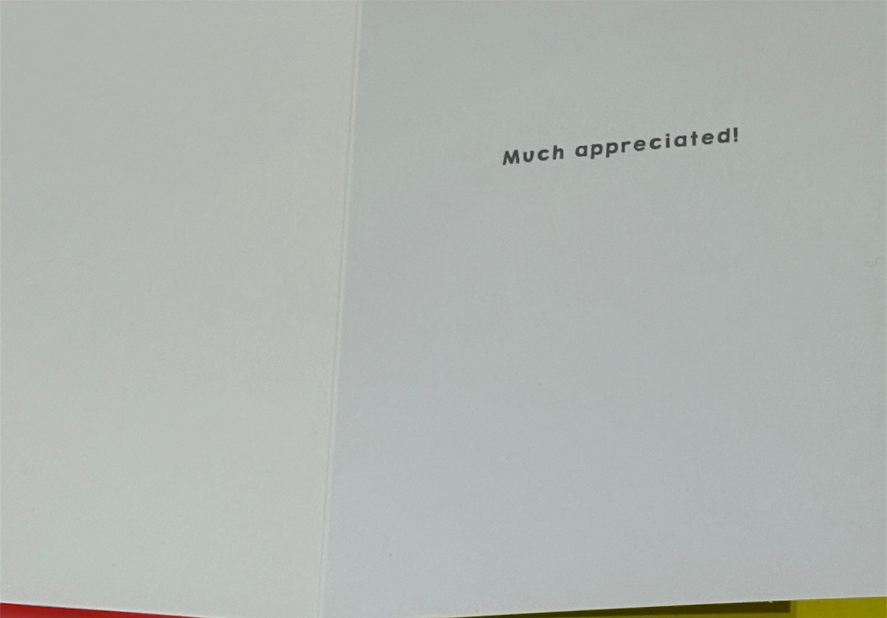 THANK YOU BRAILLE CARD