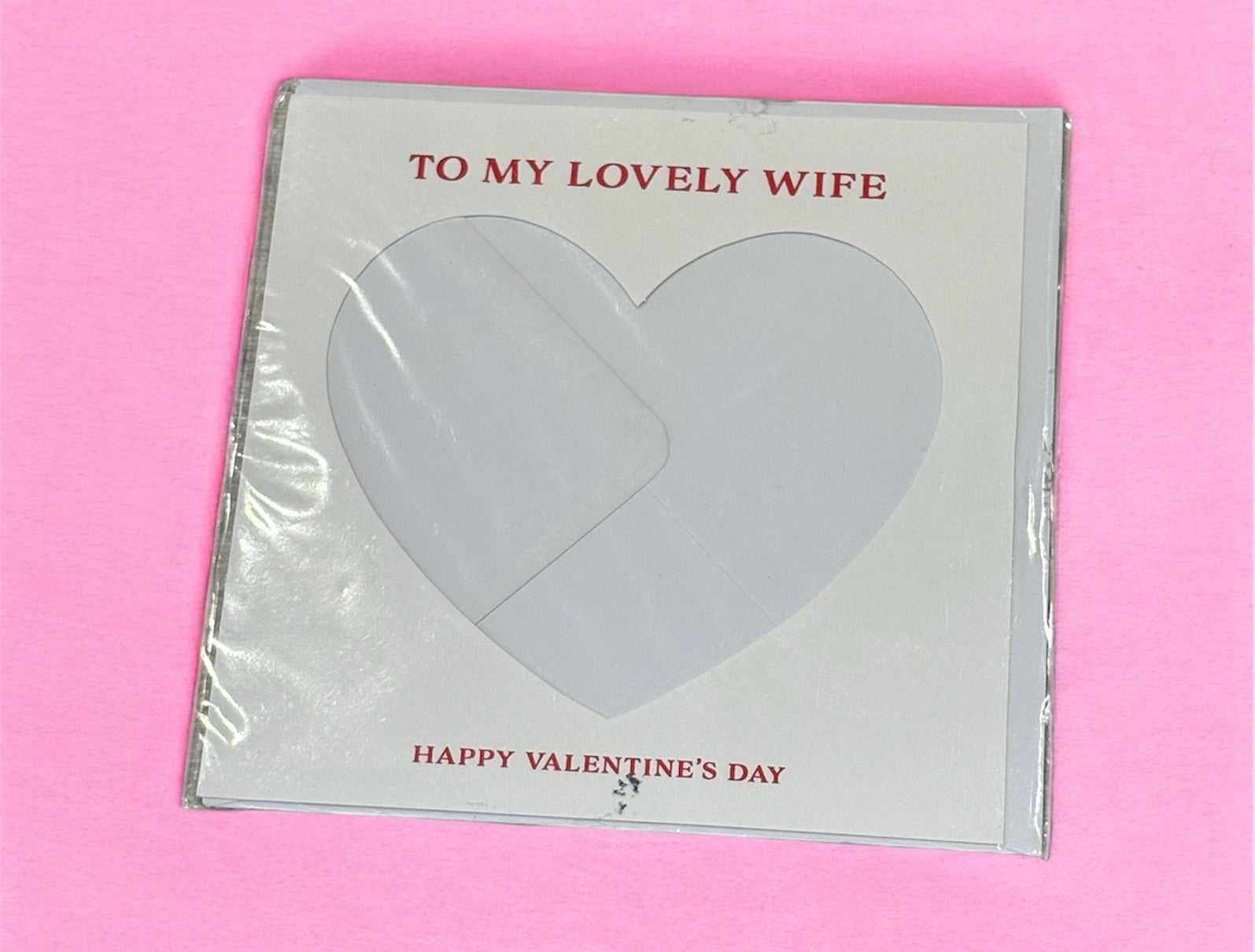 Wife Valentine’s Day Braille Card