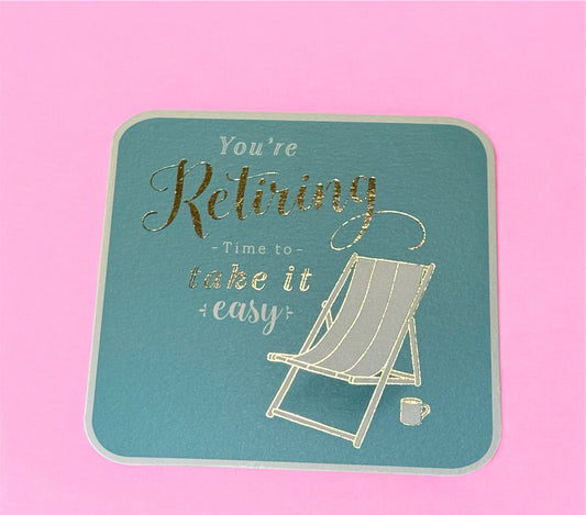 Retirement Braille Card
