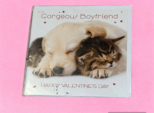 Gorgeous Boyfriend Valentine’s Day Braille Card