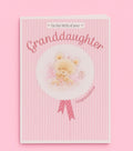 Birth Of Your Granddaughter Braille Card