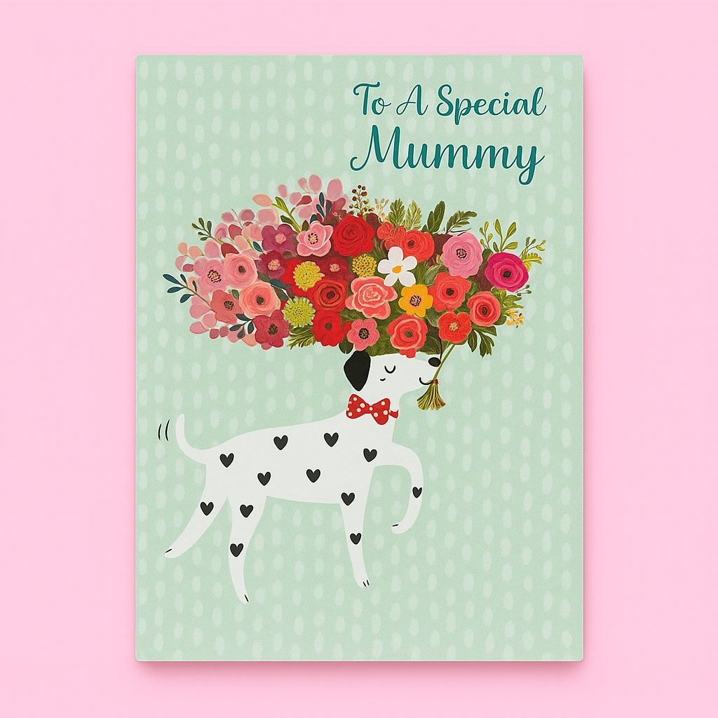 A Special Mummy Braille Card