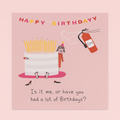 JOKEY YOU’VE HAD A LOT OF BIRTHDAYS BRAILLE CARD