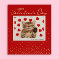 Kitten Valentine’s Day Braille Card