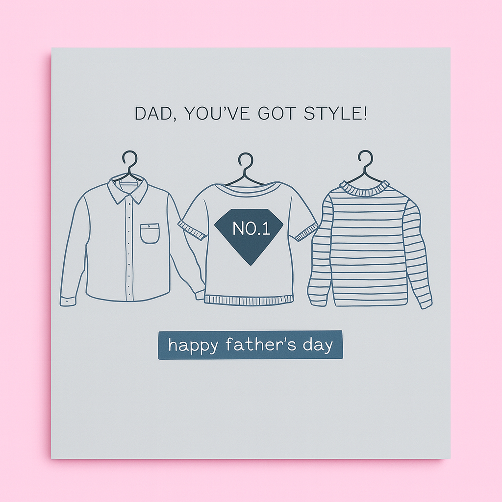 Dad Farther’s Day Braille Card