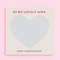 Wife Valentine’s Day Braille Card