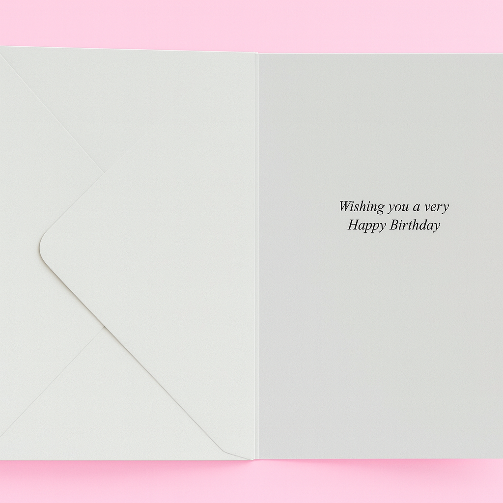 Another Year Older Funny Birthday Braille Card