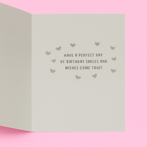 Birth Of Your Granddaughter Braille Card